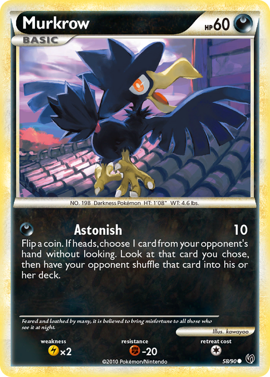 Murkrow 58/90 HS—Undaunted