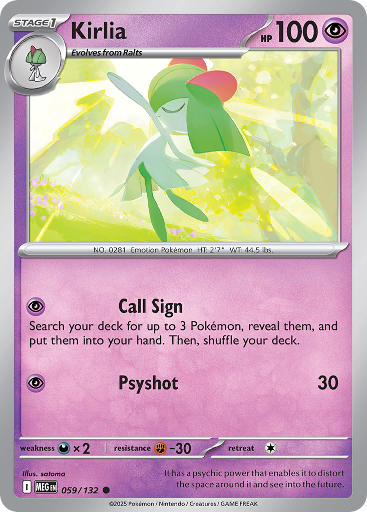 Kirlia 59/132 Mega Evolution