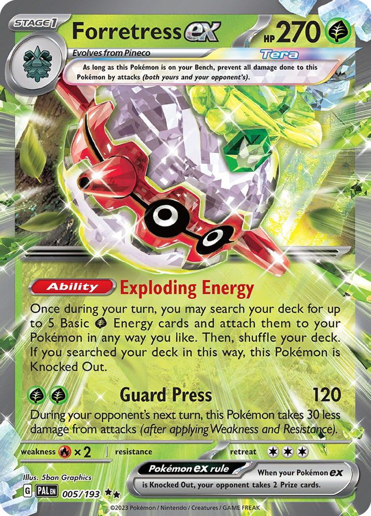 Forretress ex 5/193 Paldea Evolved