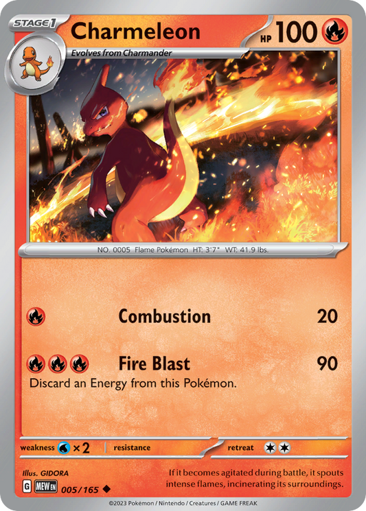 Charmeleon 5/165 151