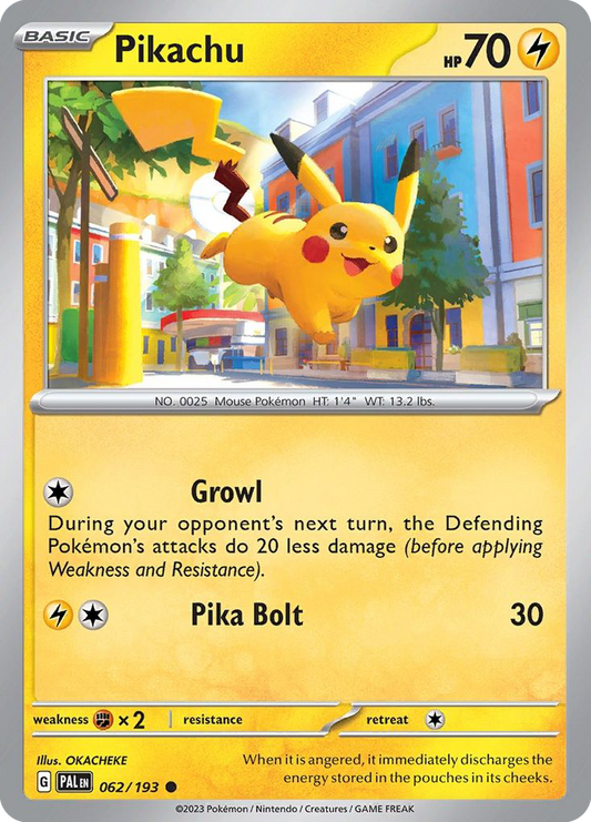 Pikachu 62/193 Paldea Evolved