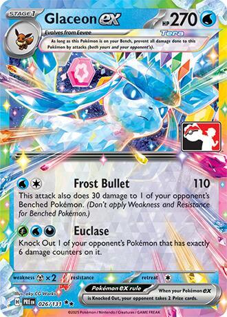 Glaceon ex 26/131 Prismatic Evolutions