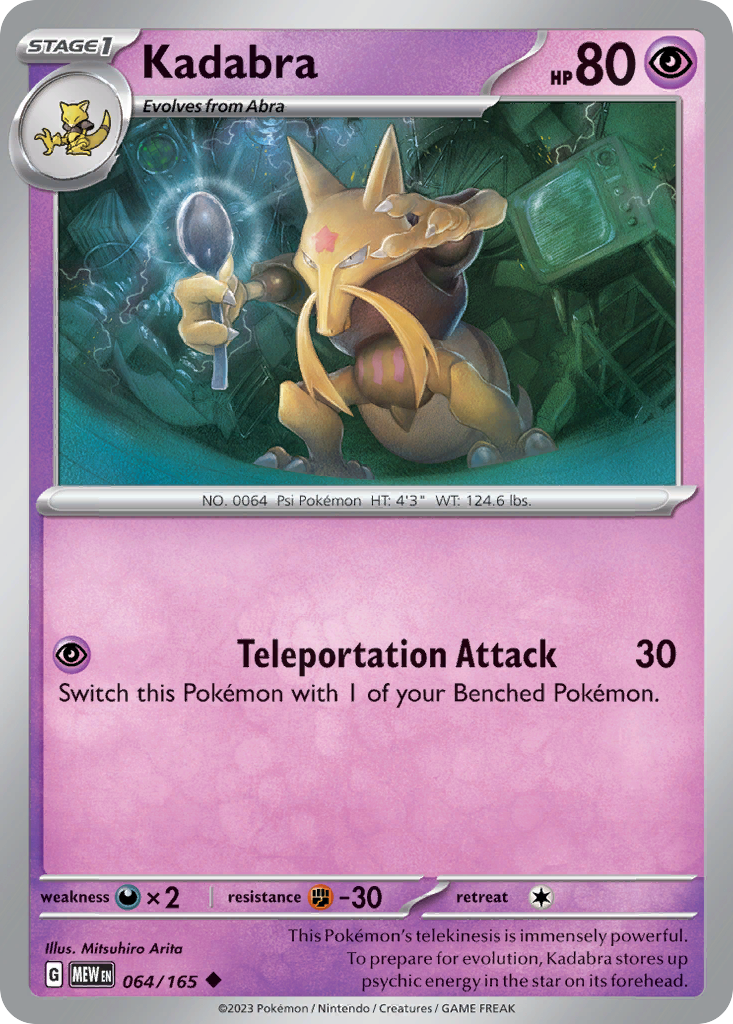 Kadabra 64/165 151