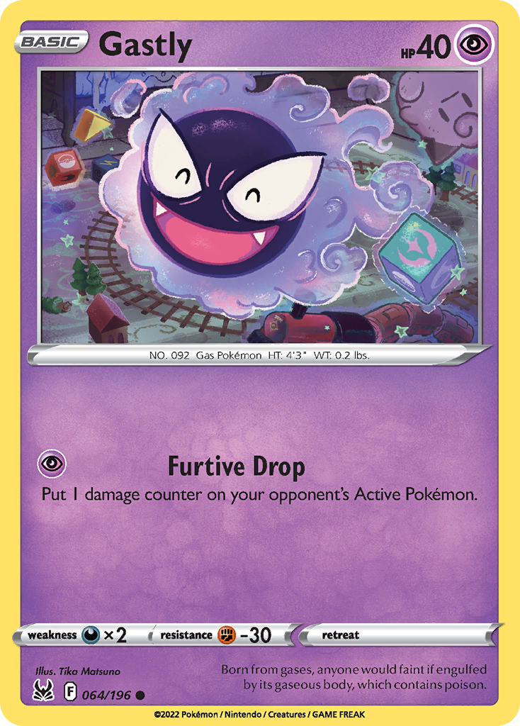 Gastly 64/196 Lost Origin