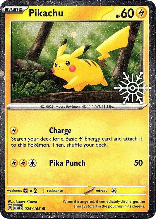 Pikachu (Holiday Calendar) 25/165 151