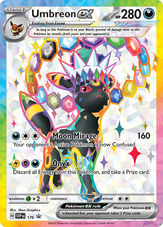 Umbreon ex 176/0 Scarlet & Violet Black Star Promos