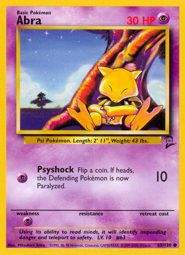 Abra 65/130 Base Set 2