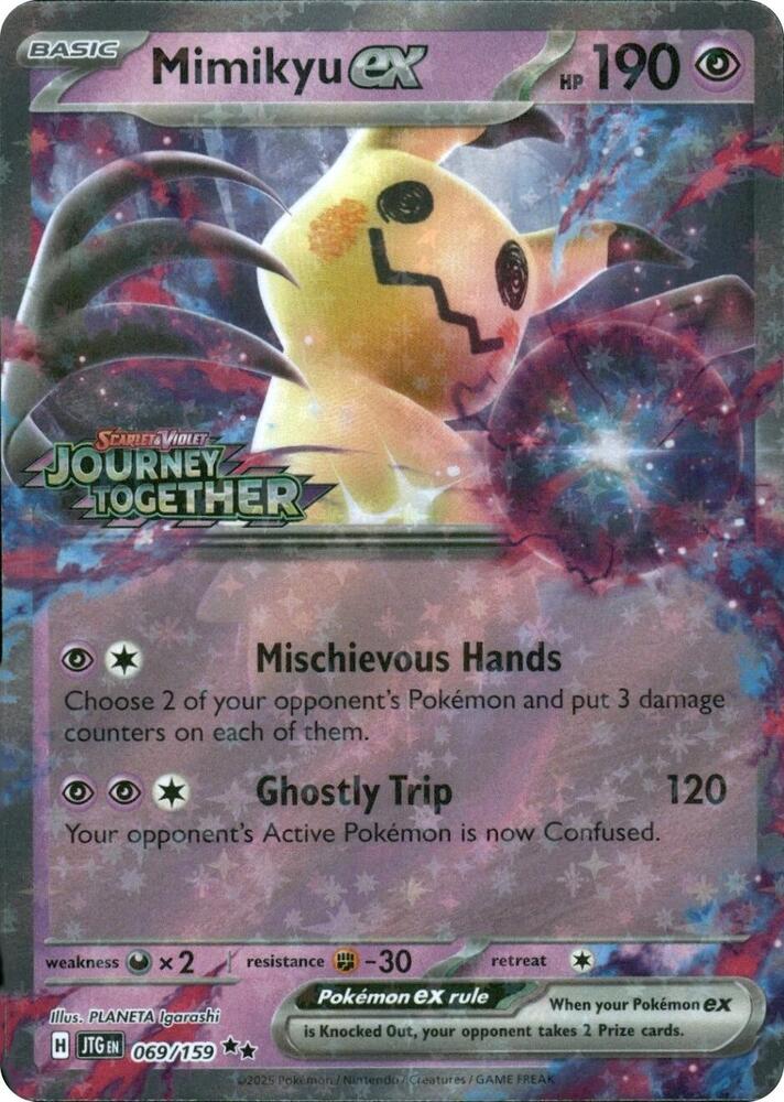 Mimikyu ex (Journey Together Stamped) 069/159 Journey Together