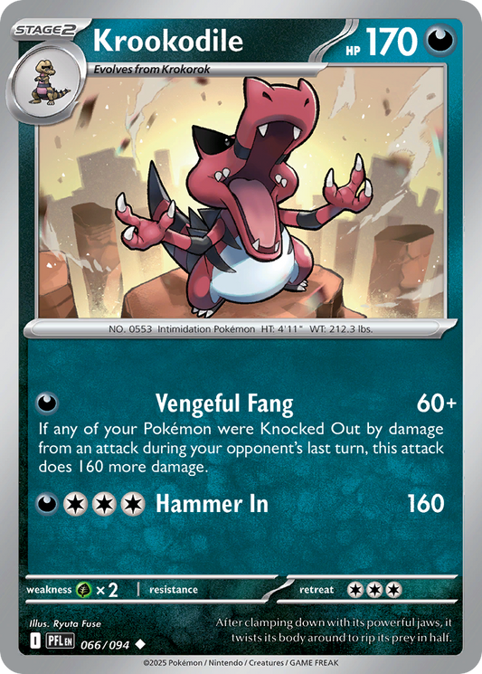Krookodile 66/94 Phantasmal Flames