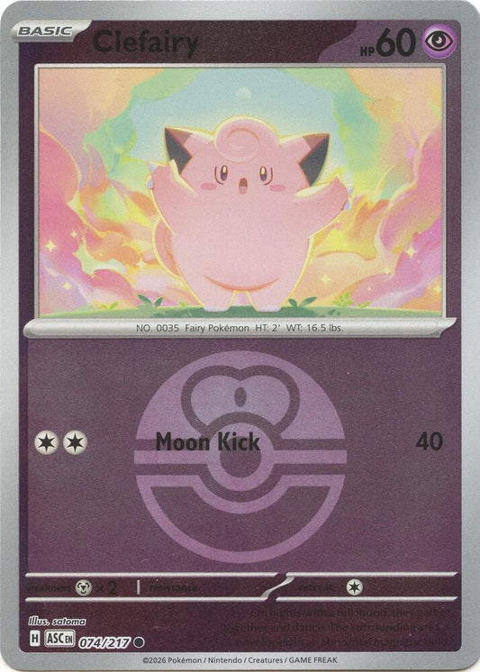 Clefairy 74/217 Ascended Heroes