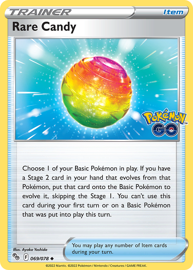 Rare Candy 69/78 Pokémon GO