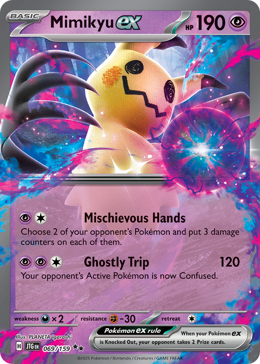 Mimikyu ex 69/159 Journey Together