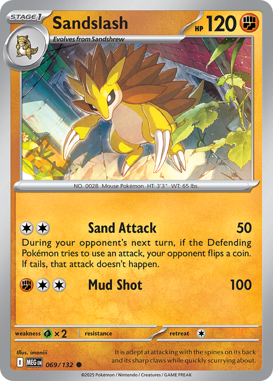 Sandslash 69/132 Mega Evolution