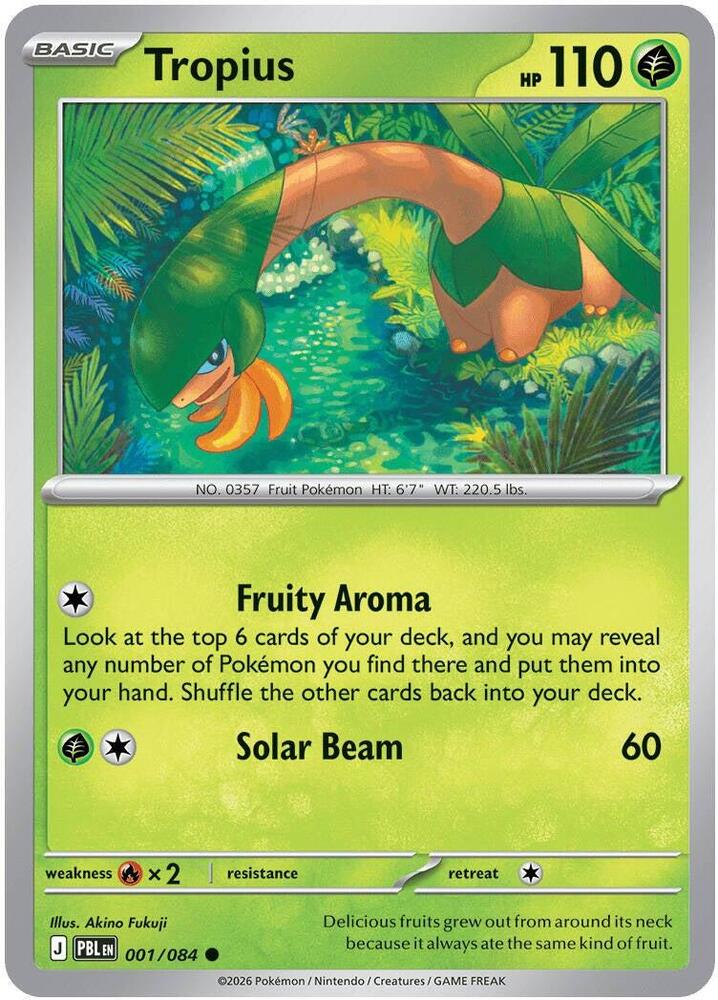 Tropius 1/84 Pitch Black