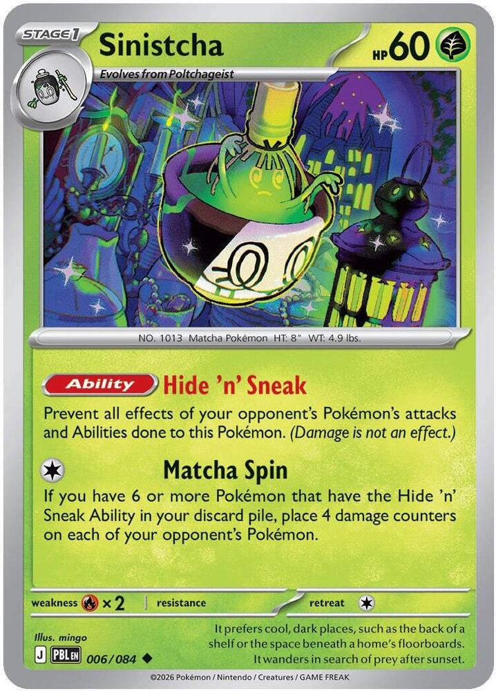 Sinistcha 6/84 Pitch Black