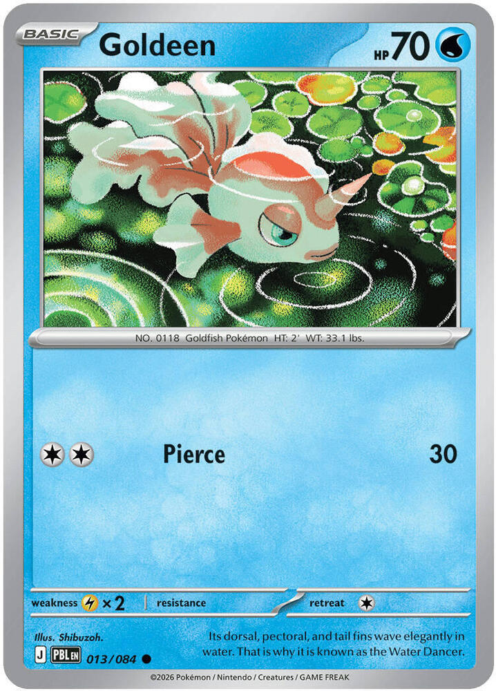 Goldeen 13/84 Pitch Black