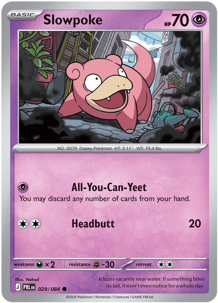 Slowpoke 29/84 Pitch Black