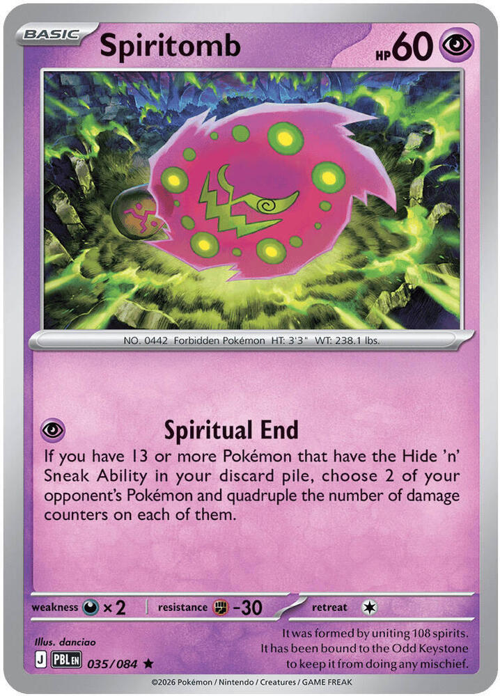 Spiritomb 35/84 Pitch Black