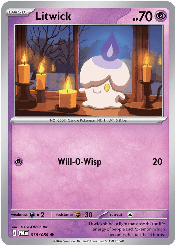 Litwick 36/84 Pitch Black