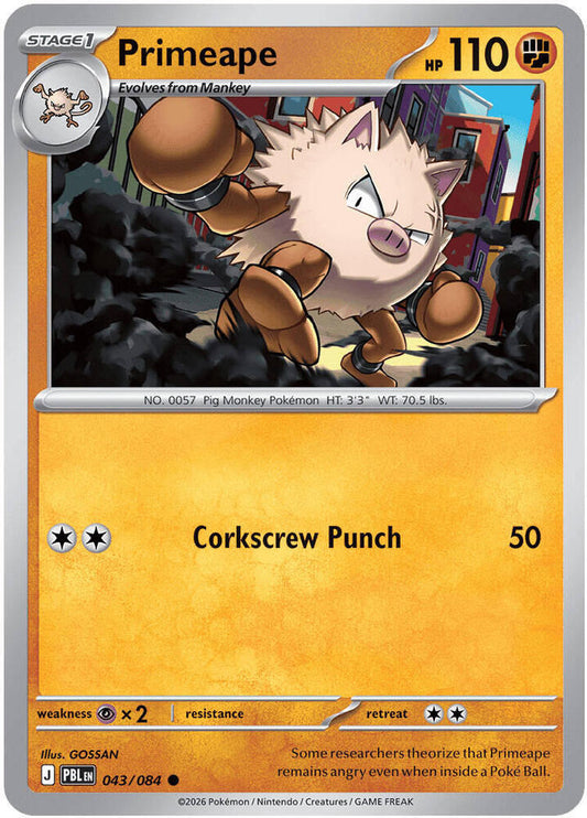 Primeape 43/84 Pitch Black