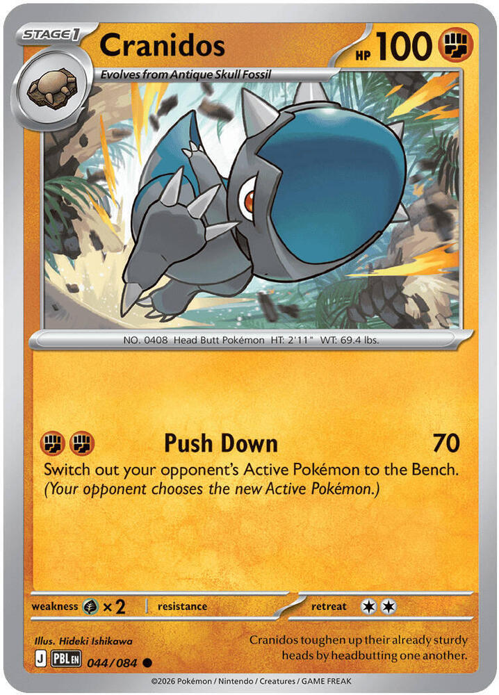 Cranidos 44/84 Pitch Black