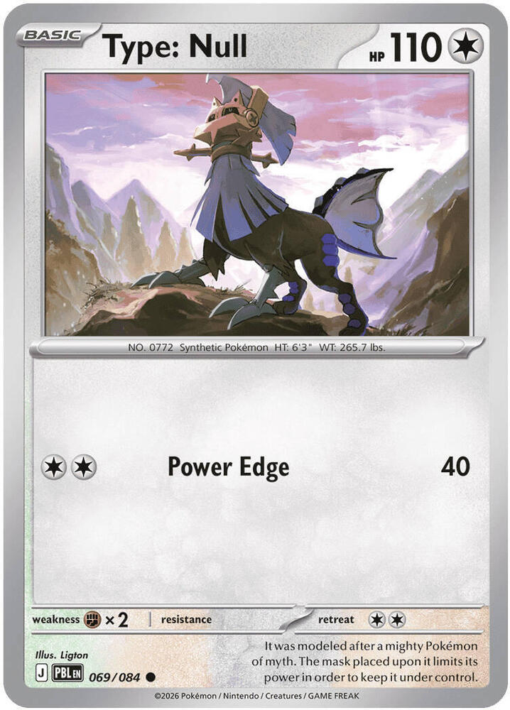 Type: Null 69/84 Pitch Black