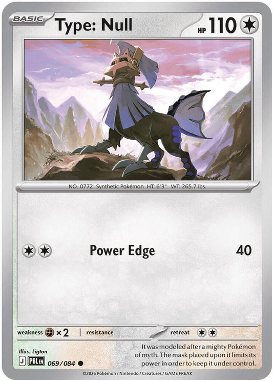 Type: Null 69/84 Pitch Black