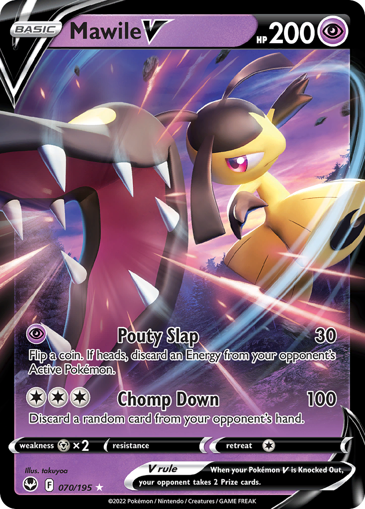 Mawile V 70/195 Silver Tempest