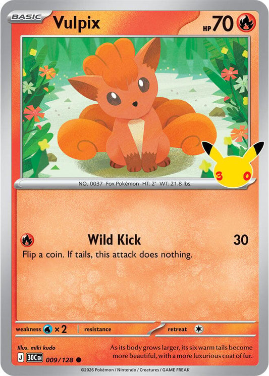 Vulpix 9/128 30th Celebration