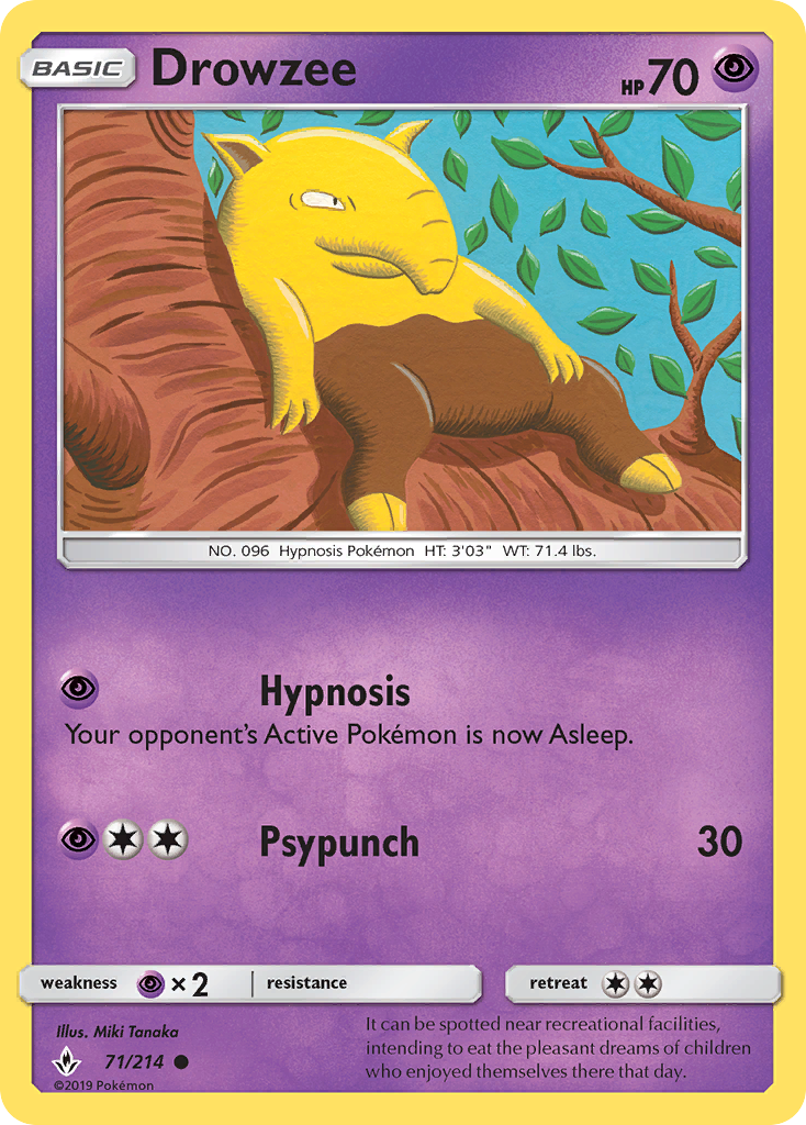 Drowzee 71/214 Unbroken Bonds