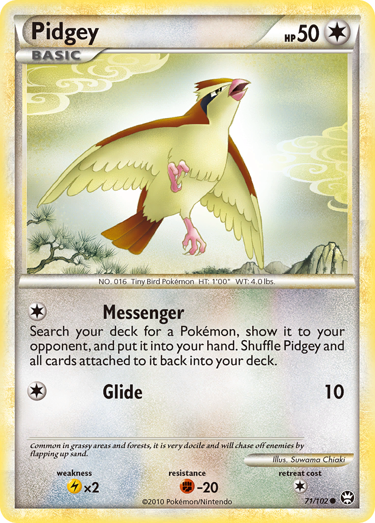 Pidgey 71/102 HS—Triumphant