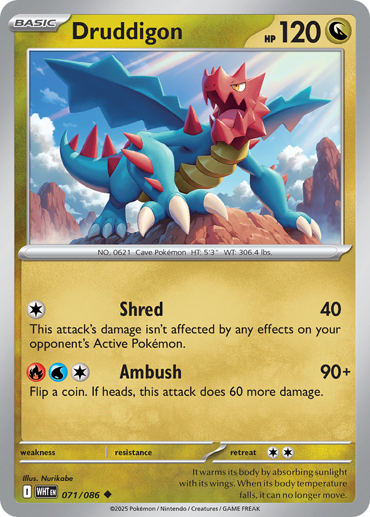 Druddigon 71/86 White Flare