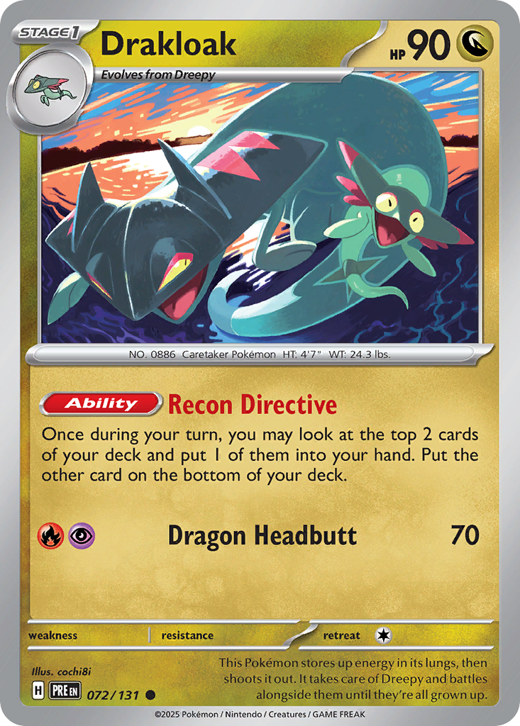 Drakloak 72/131 Prismatic Evolutions