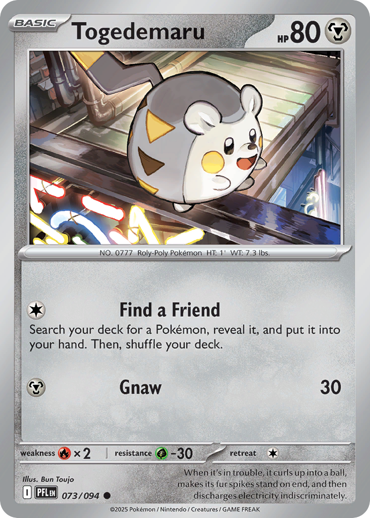 Togedemaru 73/94 Phantasmal Flames