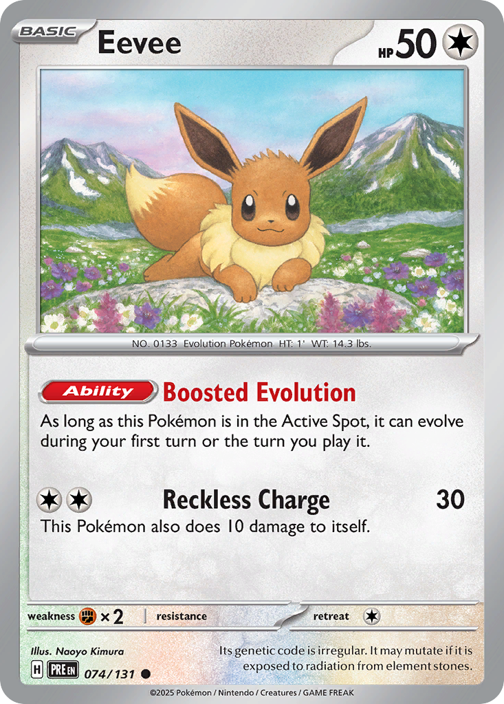 Eevee 74/131 Prismatic Evolutions