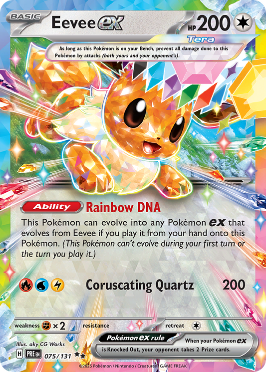 Eevee ex 75/131 Prismatic Evolutions