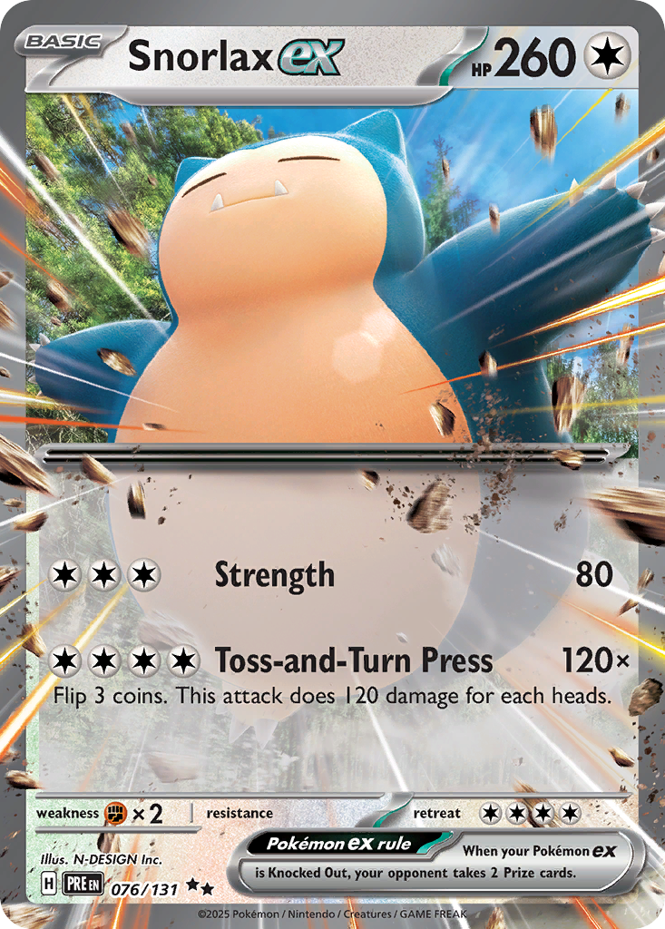Snorlax ex 76/131 Prismatic Evolutions