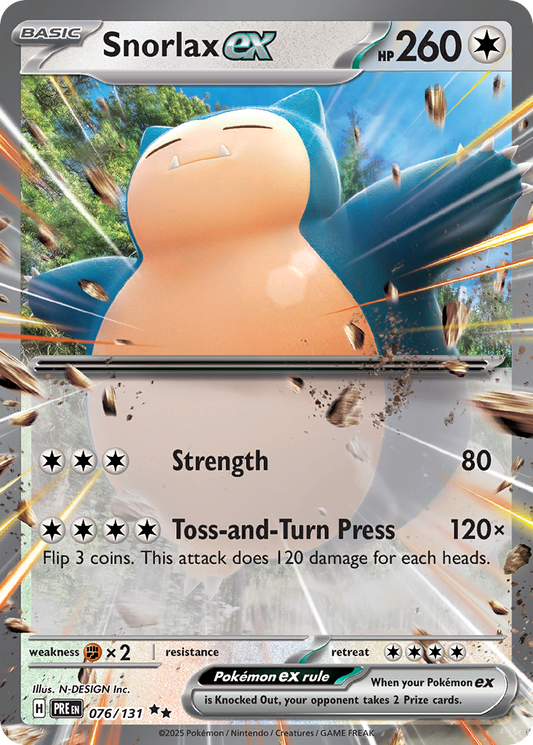 Snorlax ex 76/131 Prismatic Evolutions