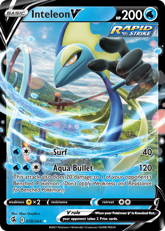 Inteleon V 78/264 Fusion Strike
