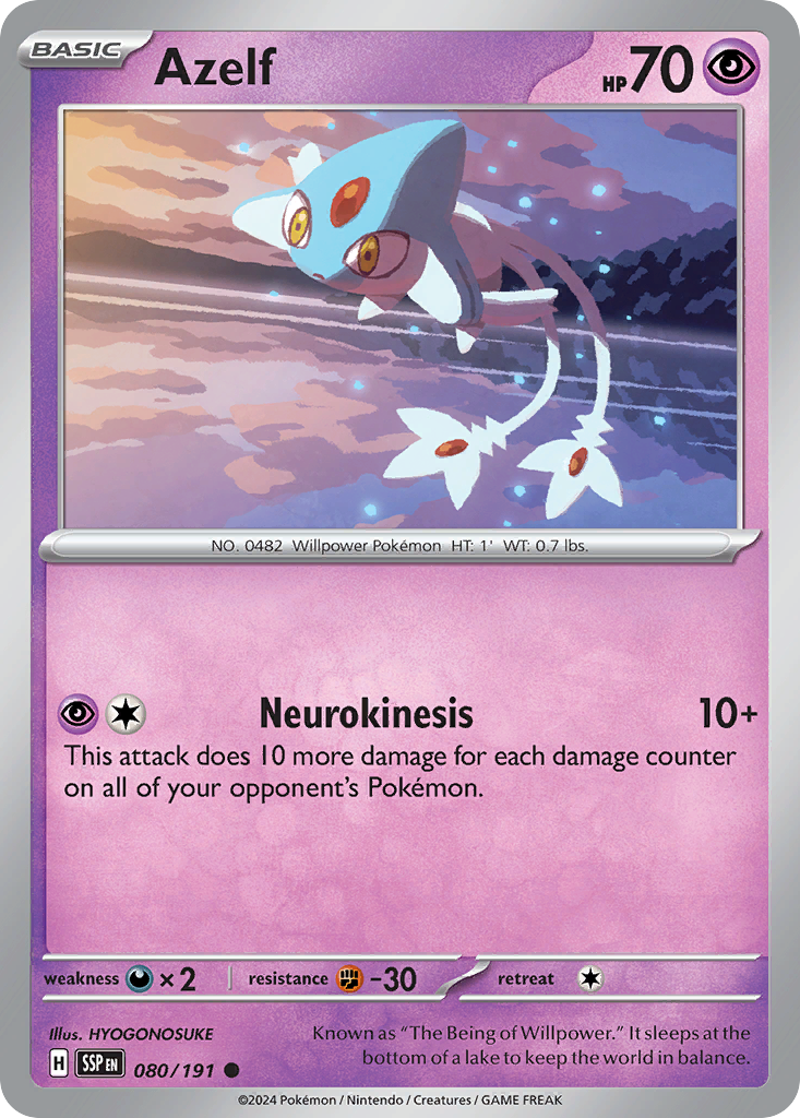 Azelf 80/191 Surging Sparks