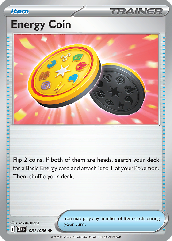 Energy Coin 81/86 Black Bolt