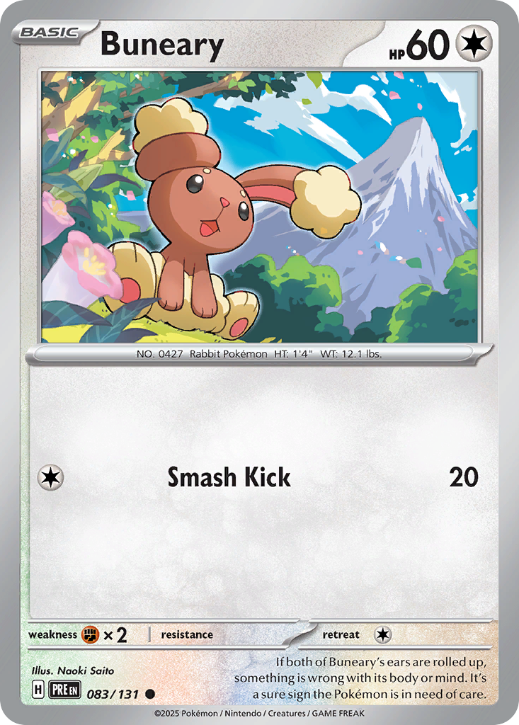 Buneary 83/131 Prismatic Evolutions