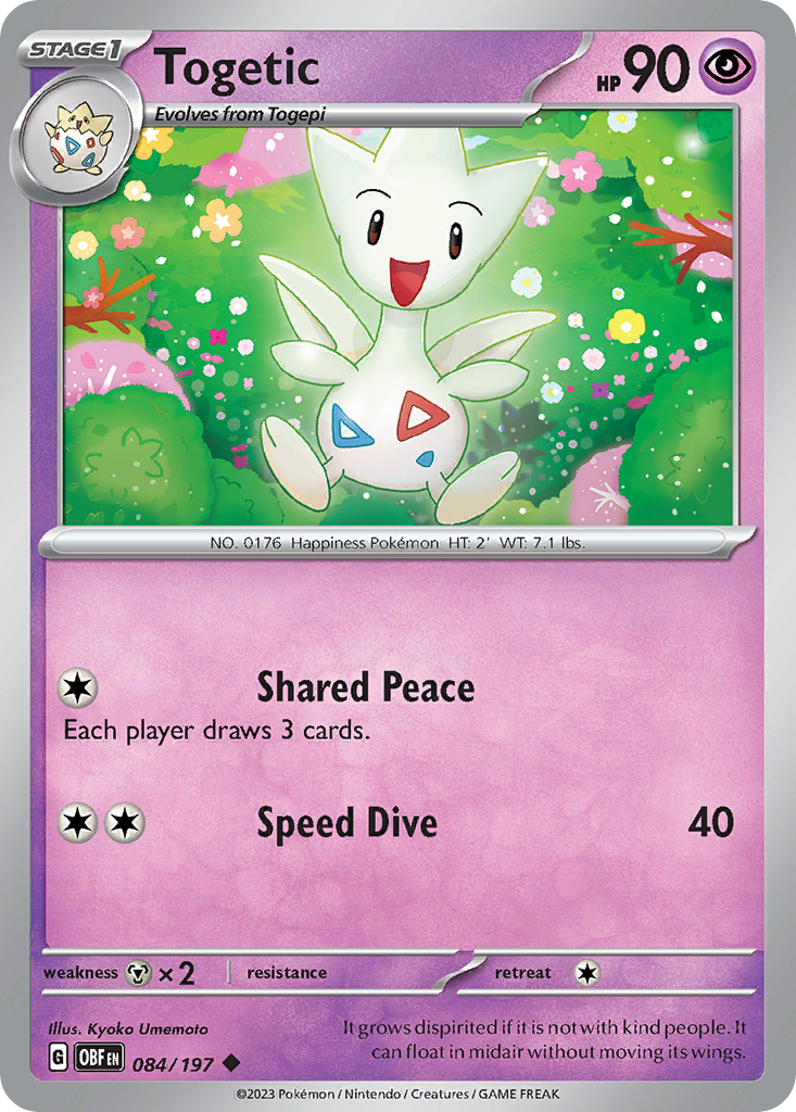 Togetic 84/197 Obsidian Flames