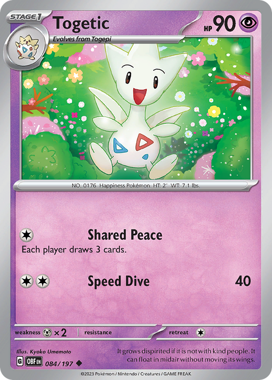 Togetic 84/197 Obsidian Flames