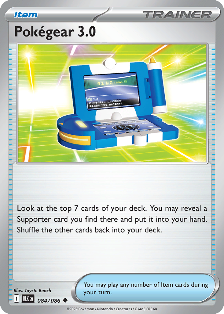 Pokégear 3.0 84/86 Black Bolt