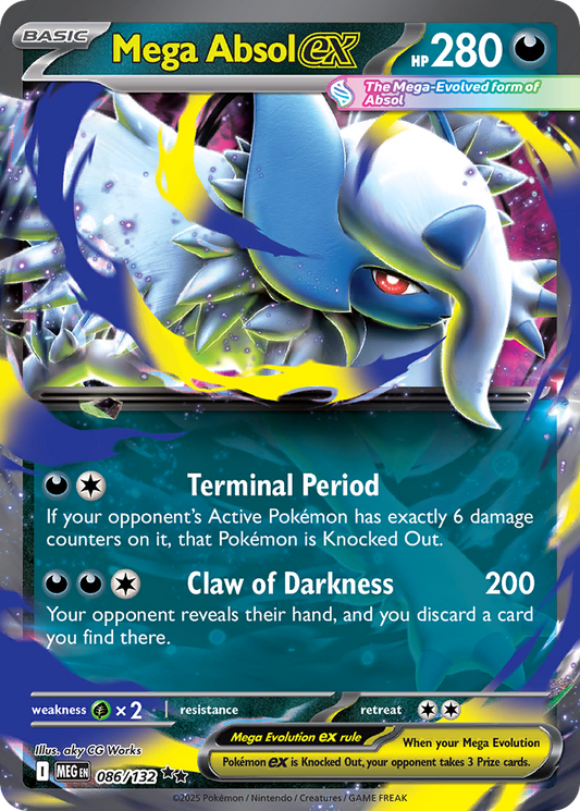 Mega Absol ex 86/132 Mega Evolution