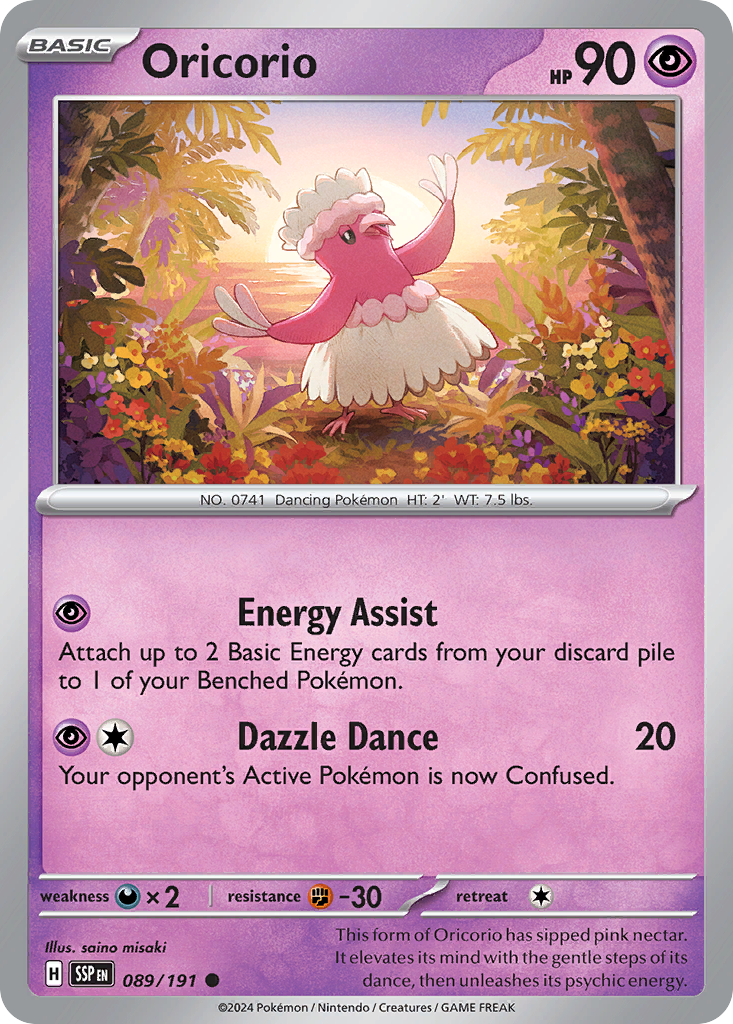 Oricorio 89/191 Surging Sparks