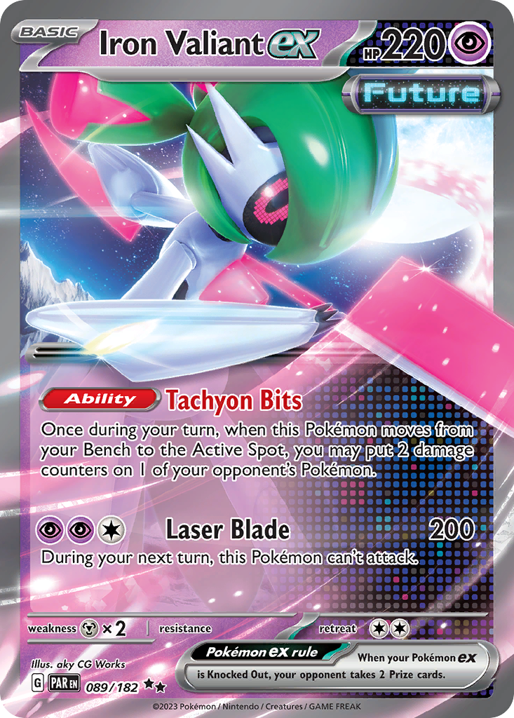 Iron Valiant ex 89/182 Paradox Rift
