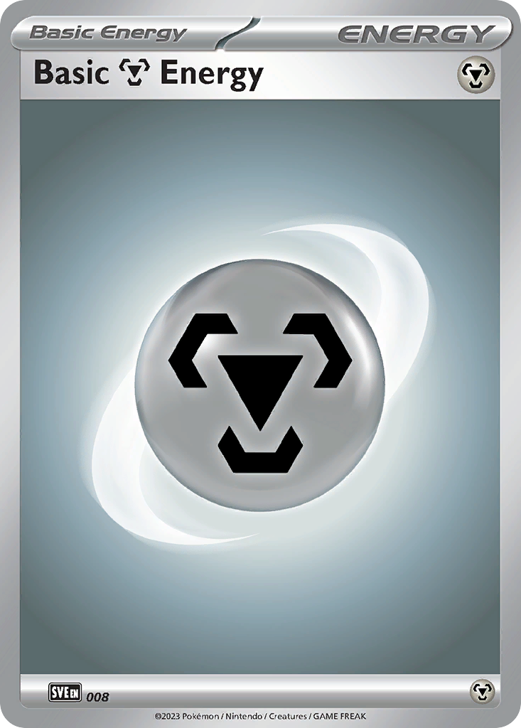 Basic Metal Energy 8/16 Scarlet & Violet Energies