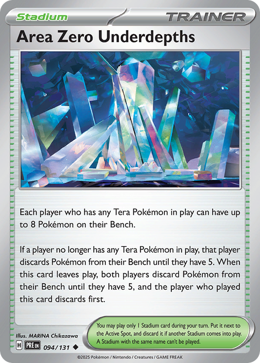 Area Zero Underdepths 94/131 Prismatic Evolutions